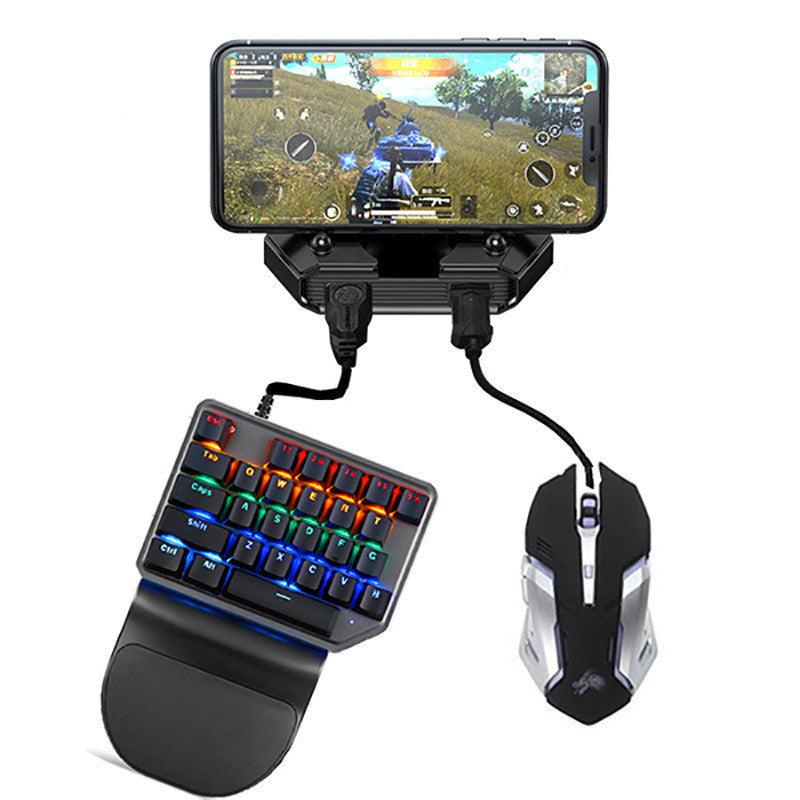 One-handed Gaming Keyboard And Mouse Set